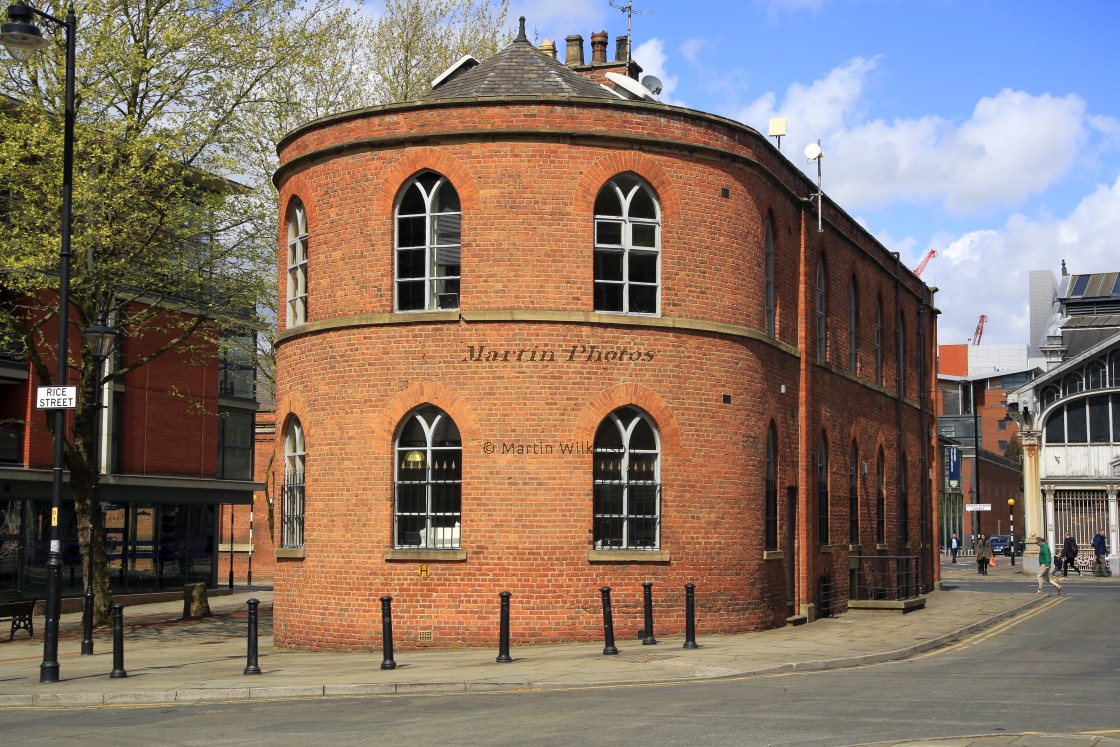 "The former St. Matthew's Sunday School building, Duke Street, Manchester." stock image