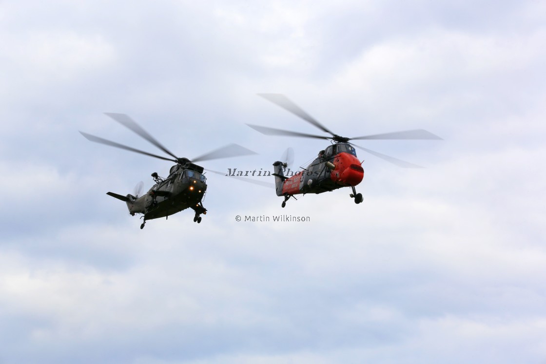 "Westland Sea King and Wessex" stock image