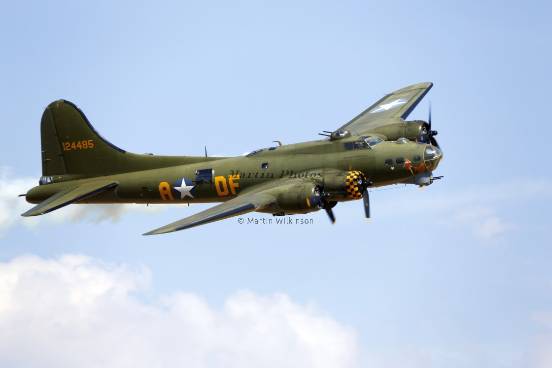 "Boeing B17g Flying Fortress "Sally B"" stock image