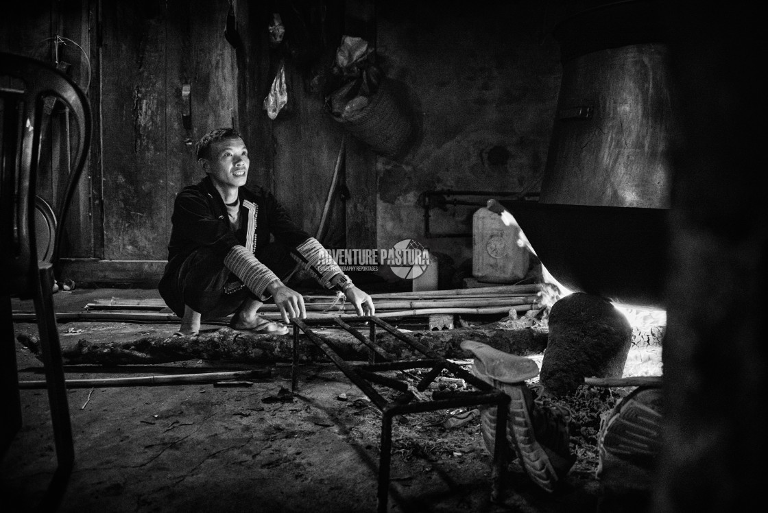 "Firemaster heats the happy water" by ADventure Pastura - £999.00 "Firemaster heats the happy water" stock image