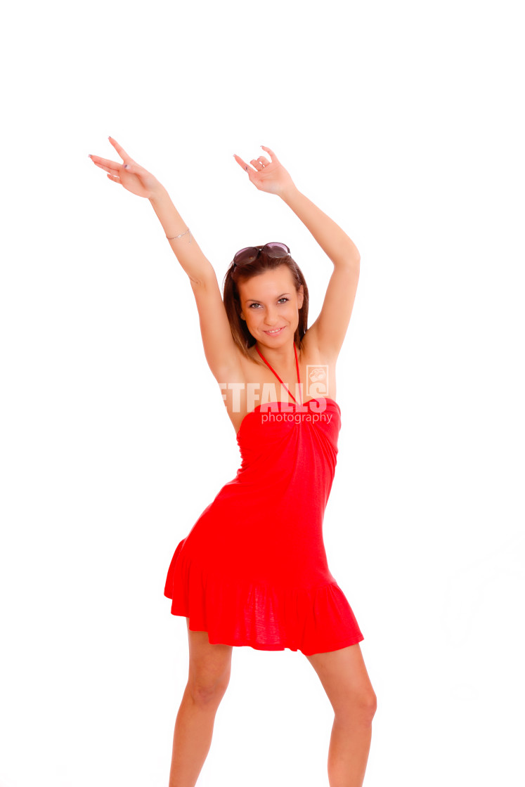 "Portrait of a fresh and lovely woman" stock image