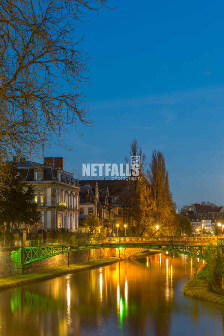 "Traditional half timbered houses of Petite France." stock image