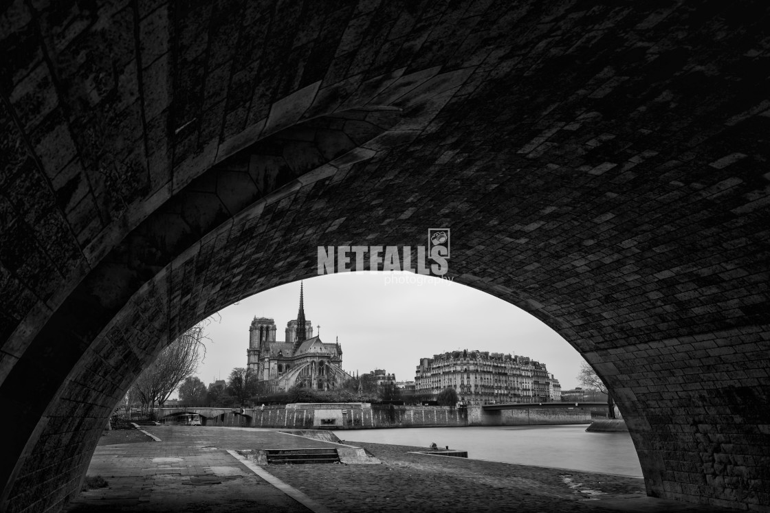 "Notre Dame de Paris cathedral." stock image