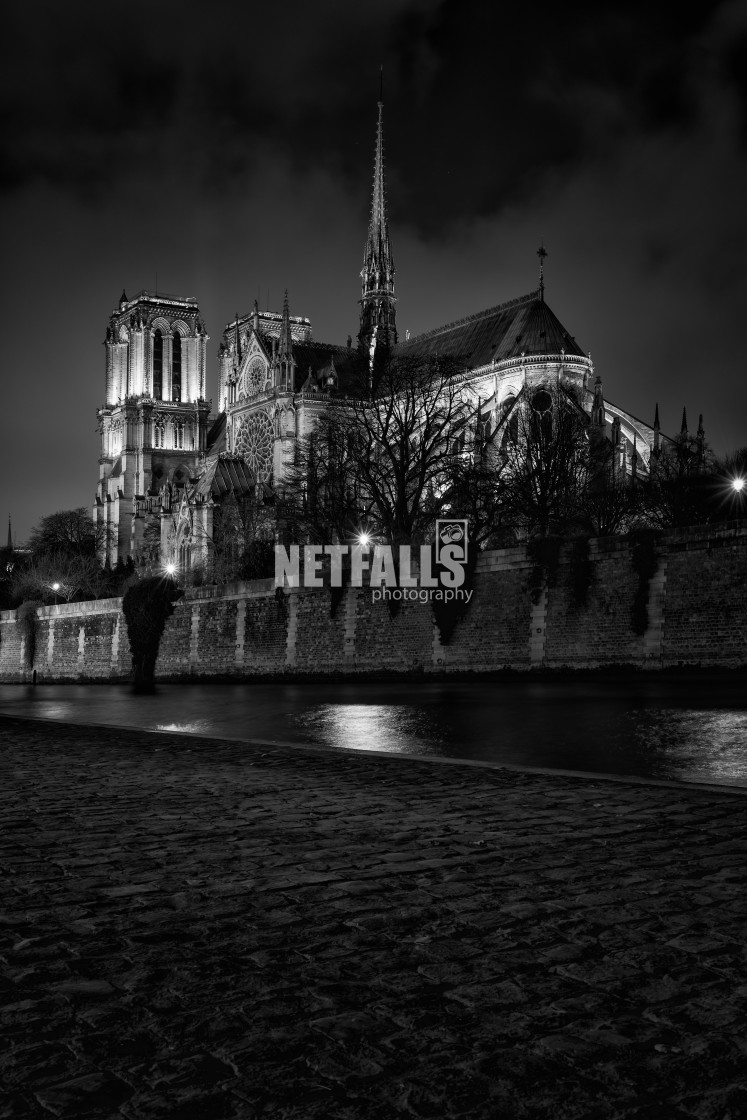 "Notre Dame de Paris cathedral." stock image
