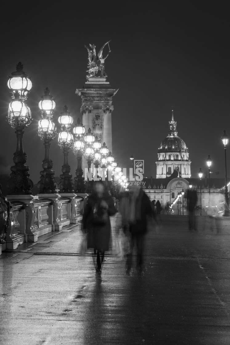 "Bridge of the Alexandre III, Paris" stock image