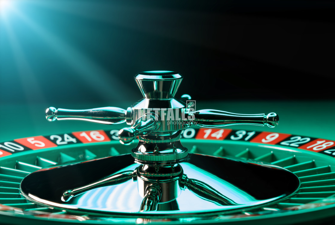 "Roulette table close up at the Casino" stock image