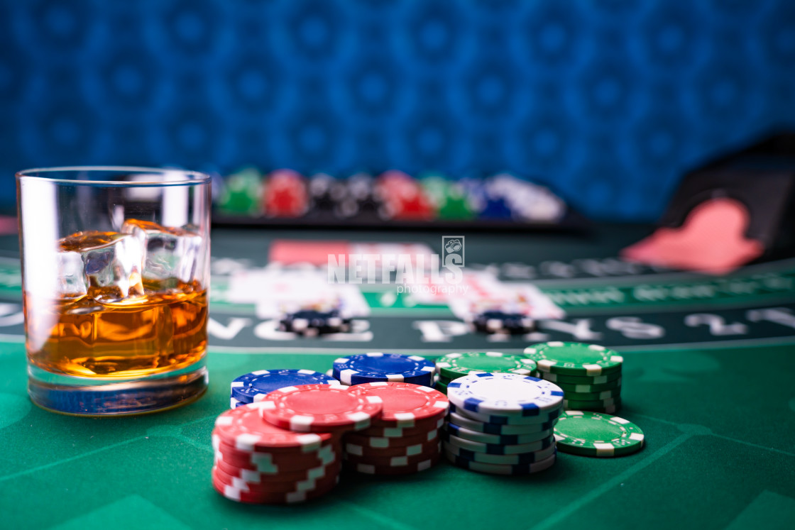 "Casino Black Jack table" stock image