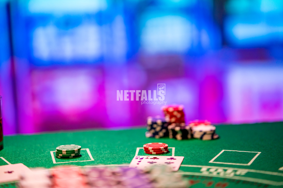 "Casino Black Jack table" stock image