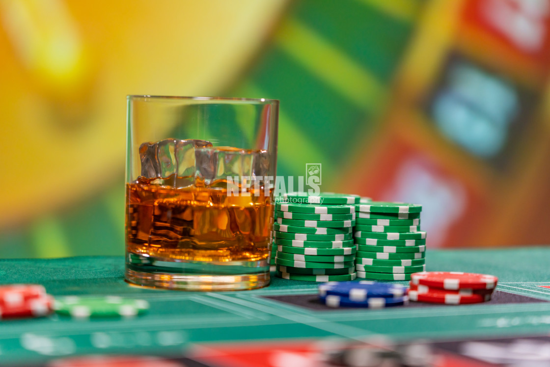 "Roulette table at the casino" stock image