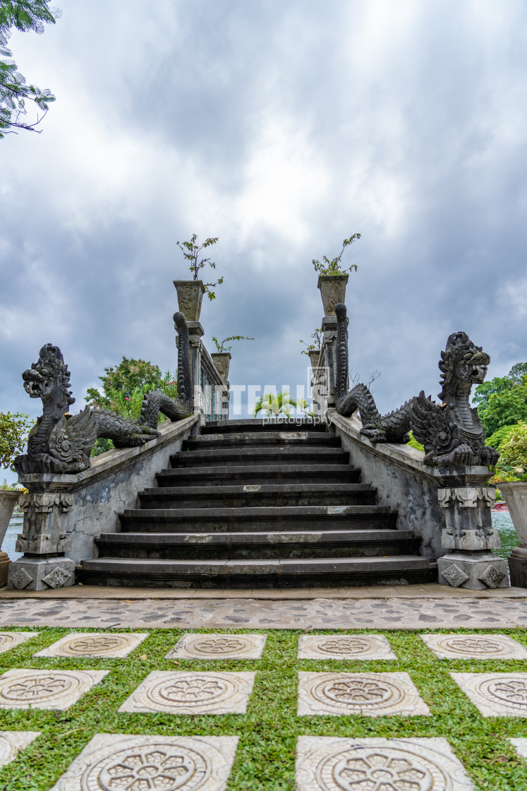 "Tirta Gangga palace in Bali" stock image