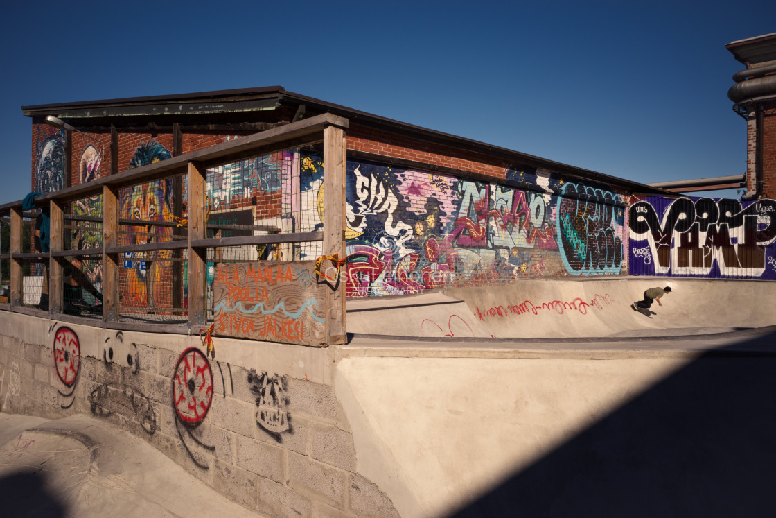 "Skate Pool III" stock image