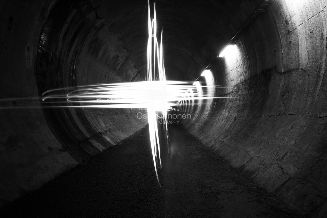 "Playing Light VIII (Tunnel)" by Osku Leinonen Photography - $19.05 "Playing Light VIII (Tunnel)" stock image