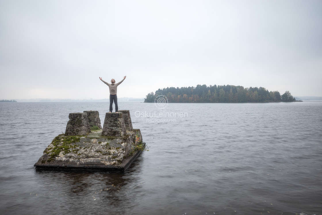 "Alive (Old Base Of The Tower)" stock image