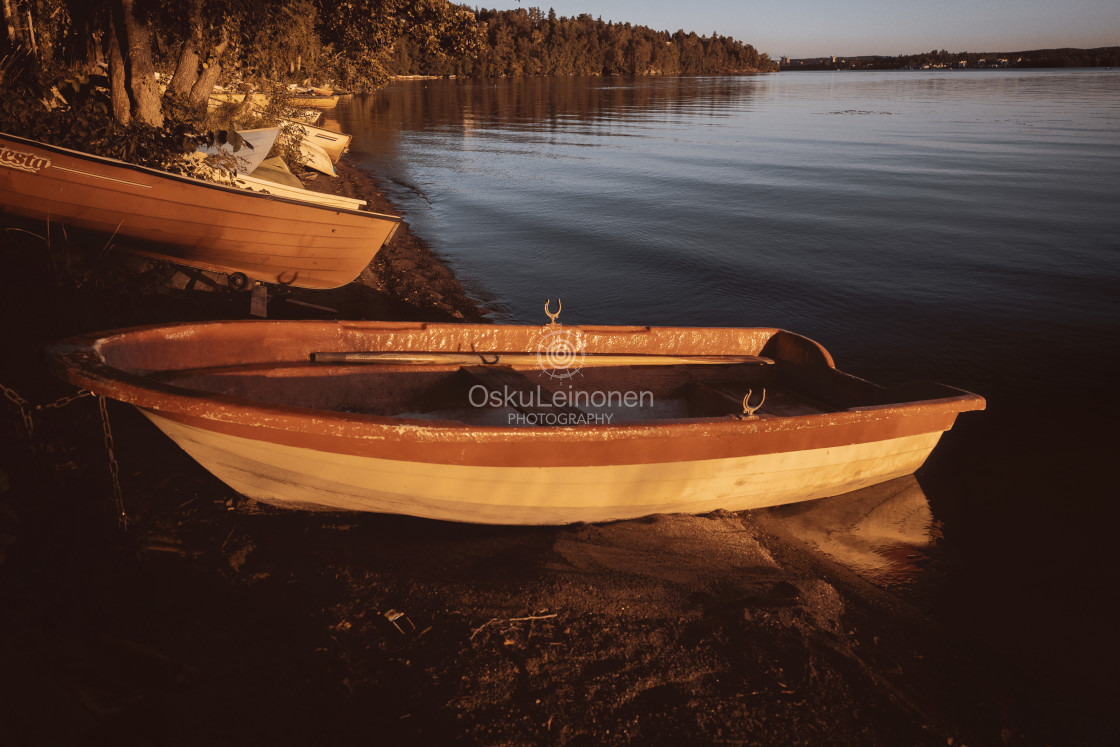 "Rowing Boat In The Sunlight III" stock image