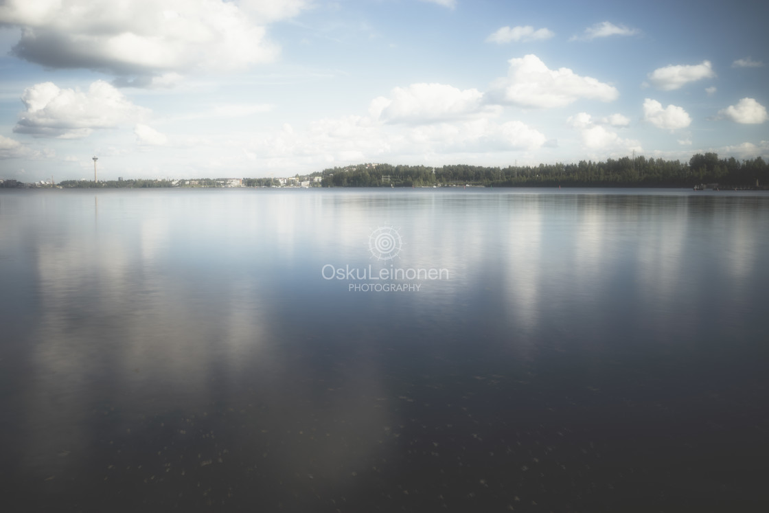 "Reflection Of The Clouds I" stock image