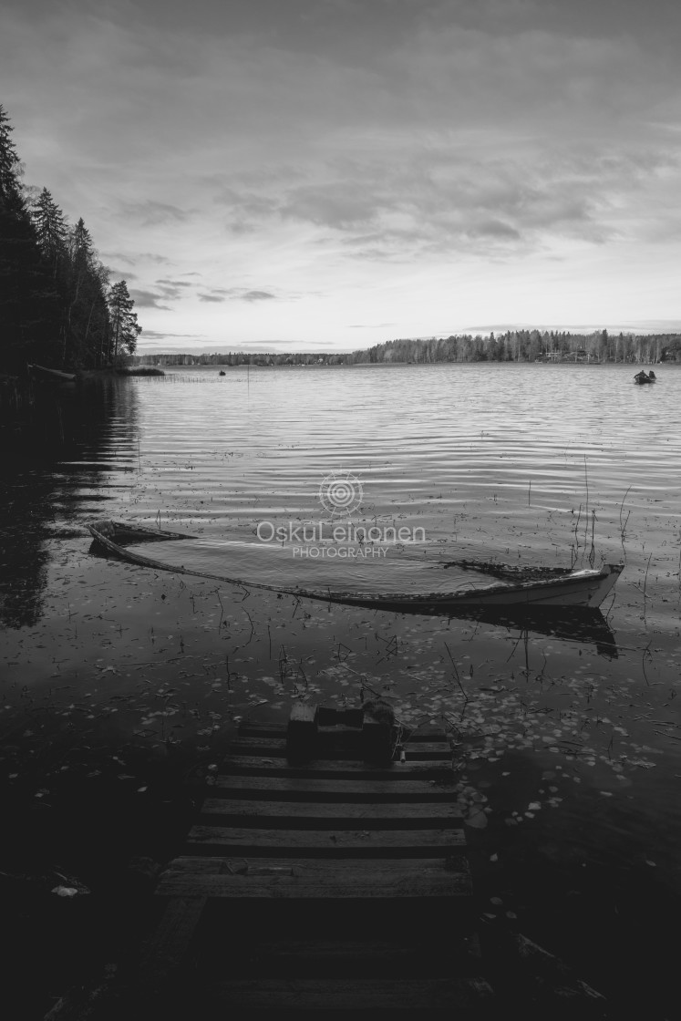 "Weathered Rowing Boat VI" stock image