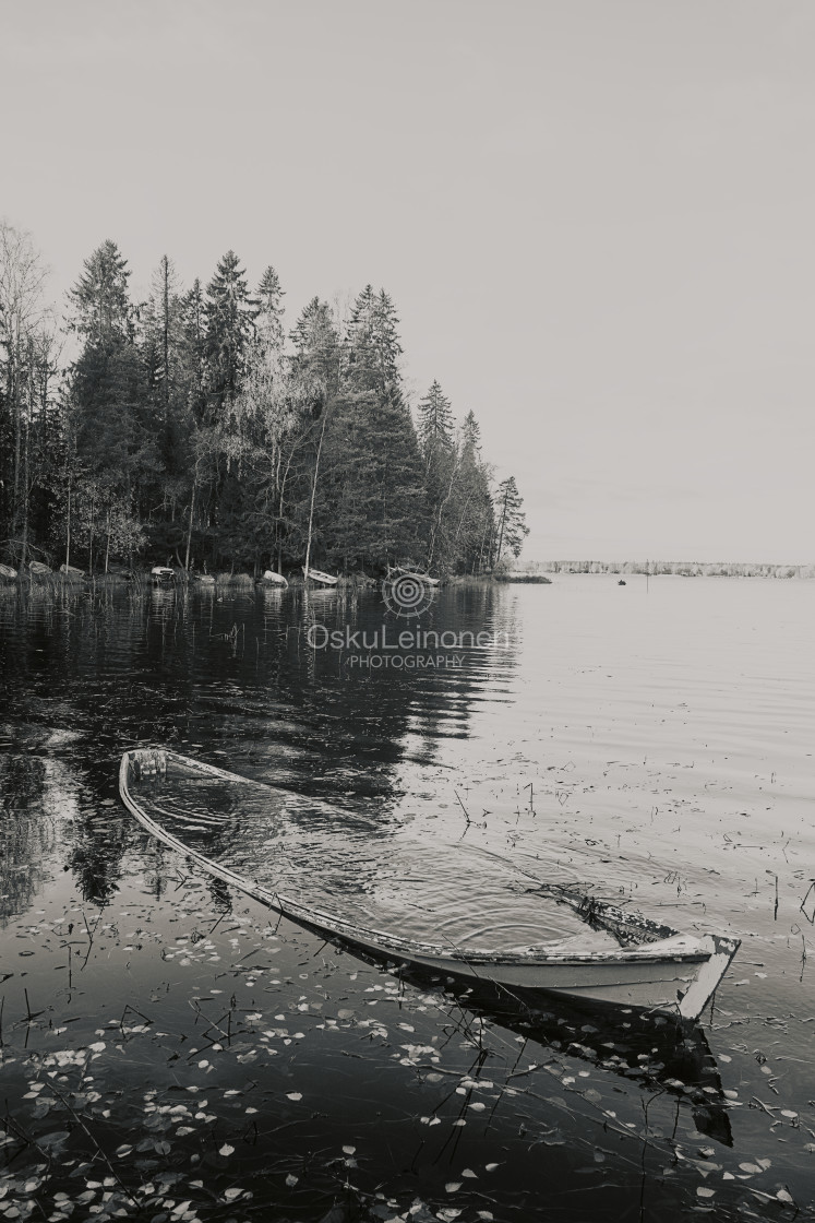 "Weathered Rowing Boat V" stock image