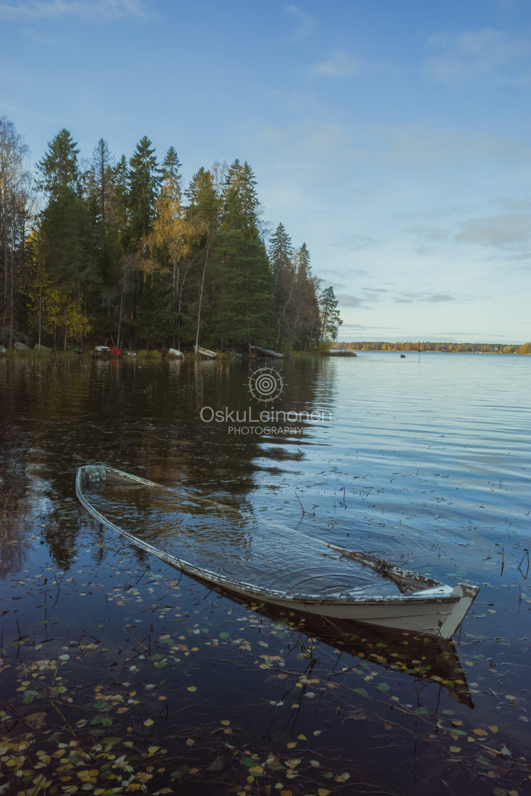 "Weathered Rowing Boat IV" stock image