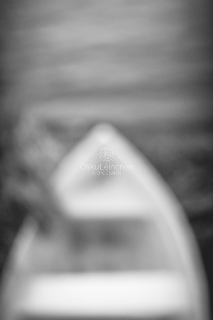 "Dreamy View VI (Rowing Boat)" stock image