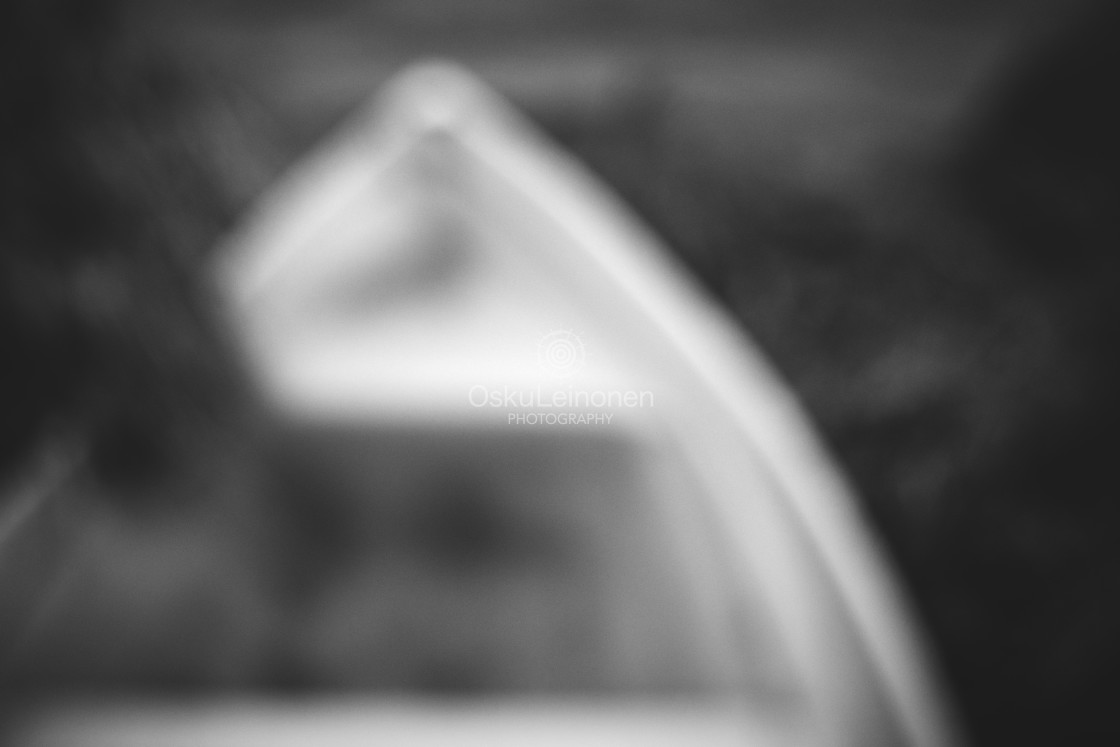 "Dreamy View VIII (Rowing Boat)" stock image