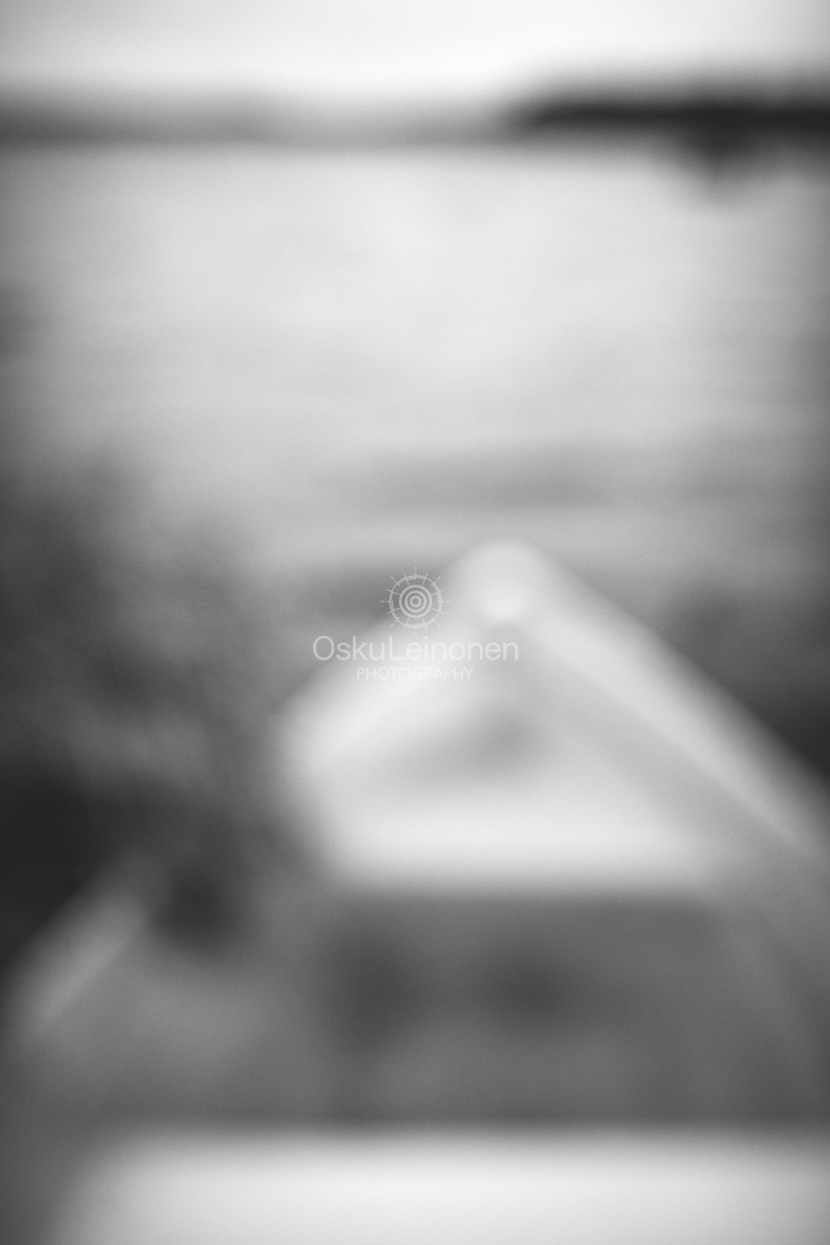 "Dreamy View XI (Rowing Boat)" stock image