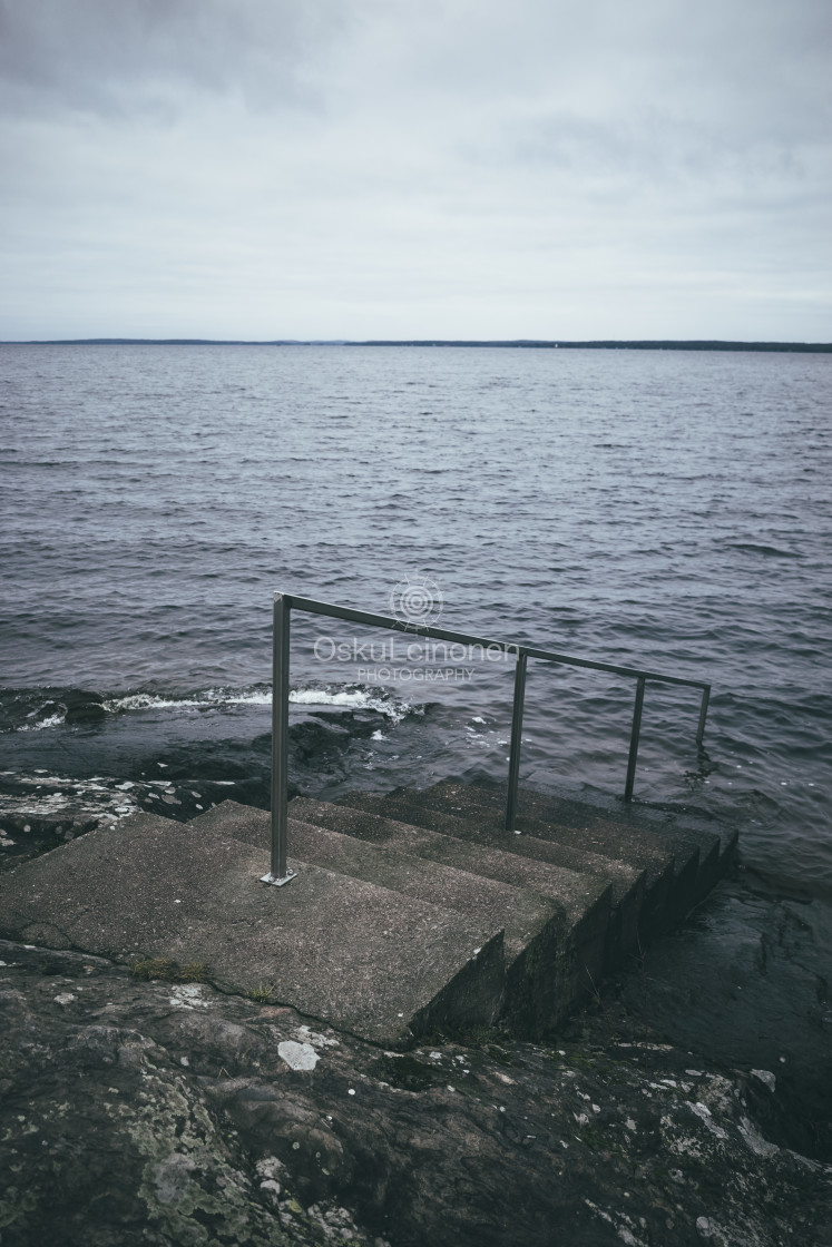 "Santalahti Coastline I (Stairs)" stock image