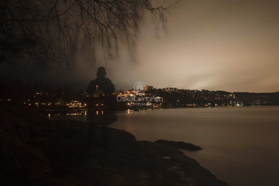 "Theatrical Performance XXV (Standing Man)" stock image