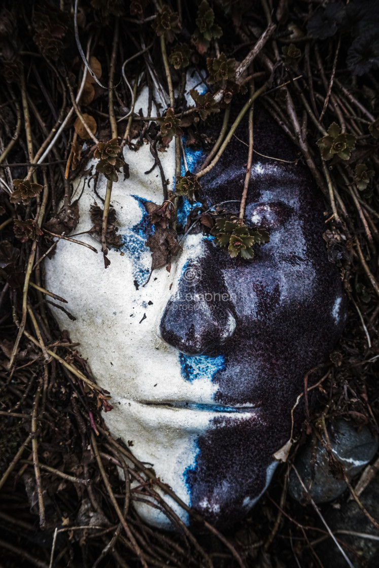 "Grounded Mask I" stock image