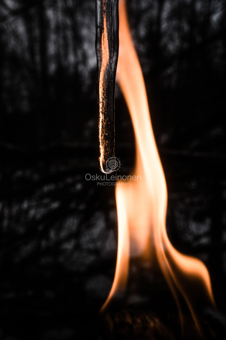 "Icicle II (Fire And Ice)" stock image