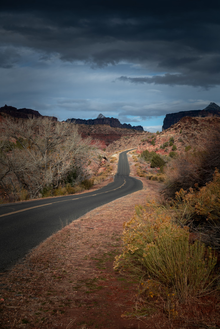 "Winding Road in Utah" stock image