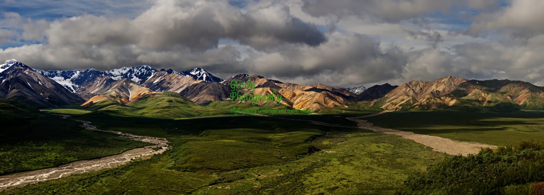 "Denali Panorama_1249" stock image