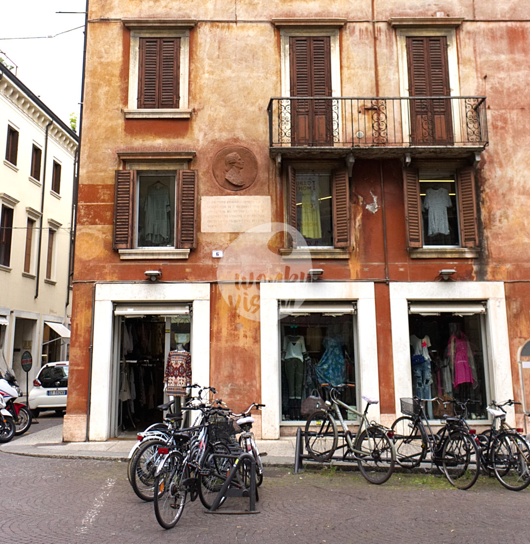 "Streets from Verona" stock image