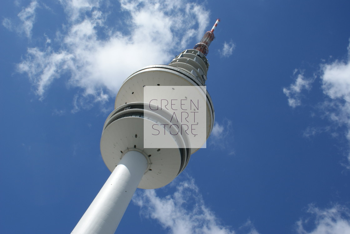 "Hamburg Fernsehturm" stock image