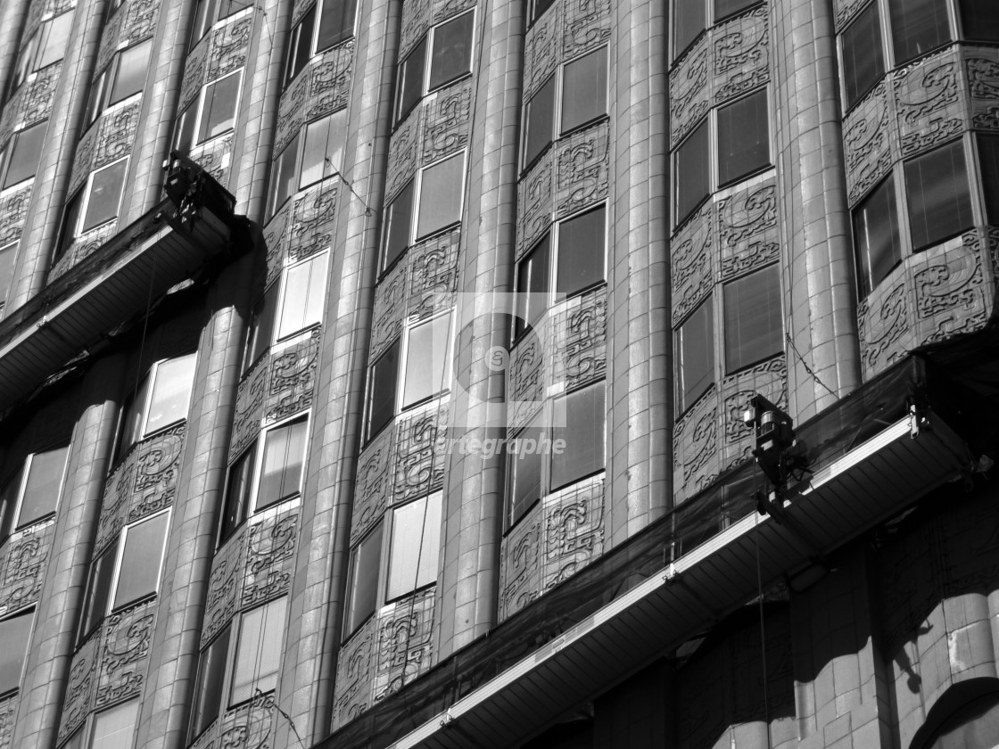 "Windows and stone" stock image