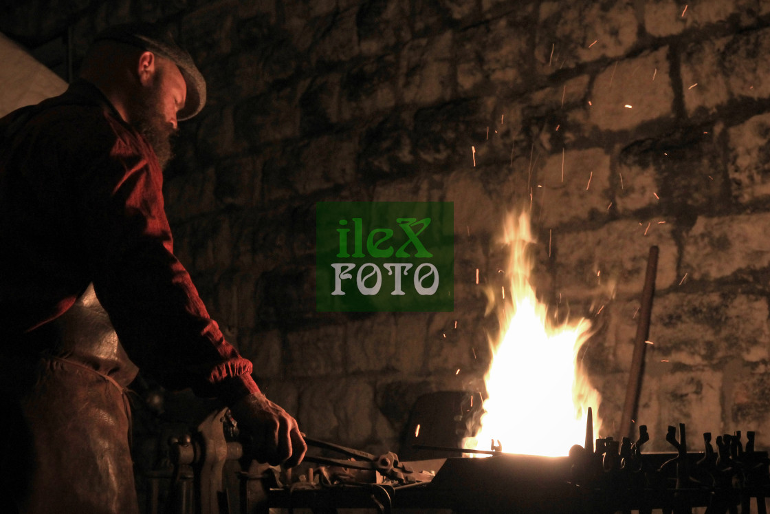 "The Blacksmith" stock image