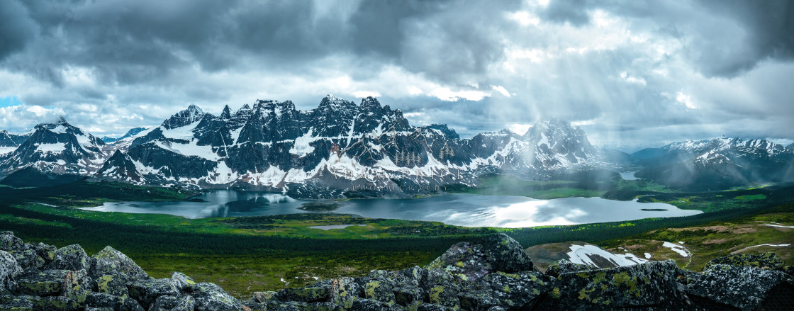 "Tonquin Valley from Mt Clitheroe" by Adam Price - $12.26 "Tonquin Valley from Mt Clitheroe" stock image