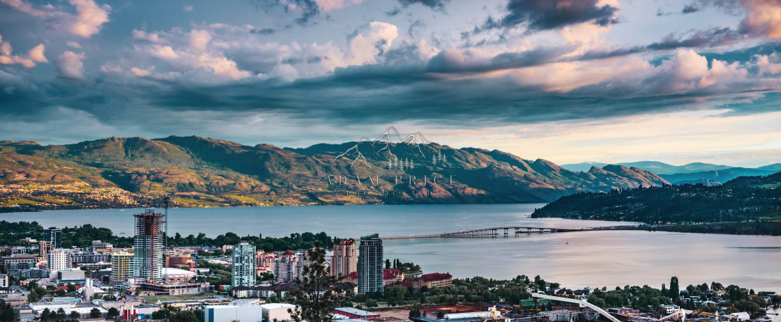 "Golden Hour in Kelowna" by Adam Price - $12.26 "Golden Hour in Kelowna" stock image