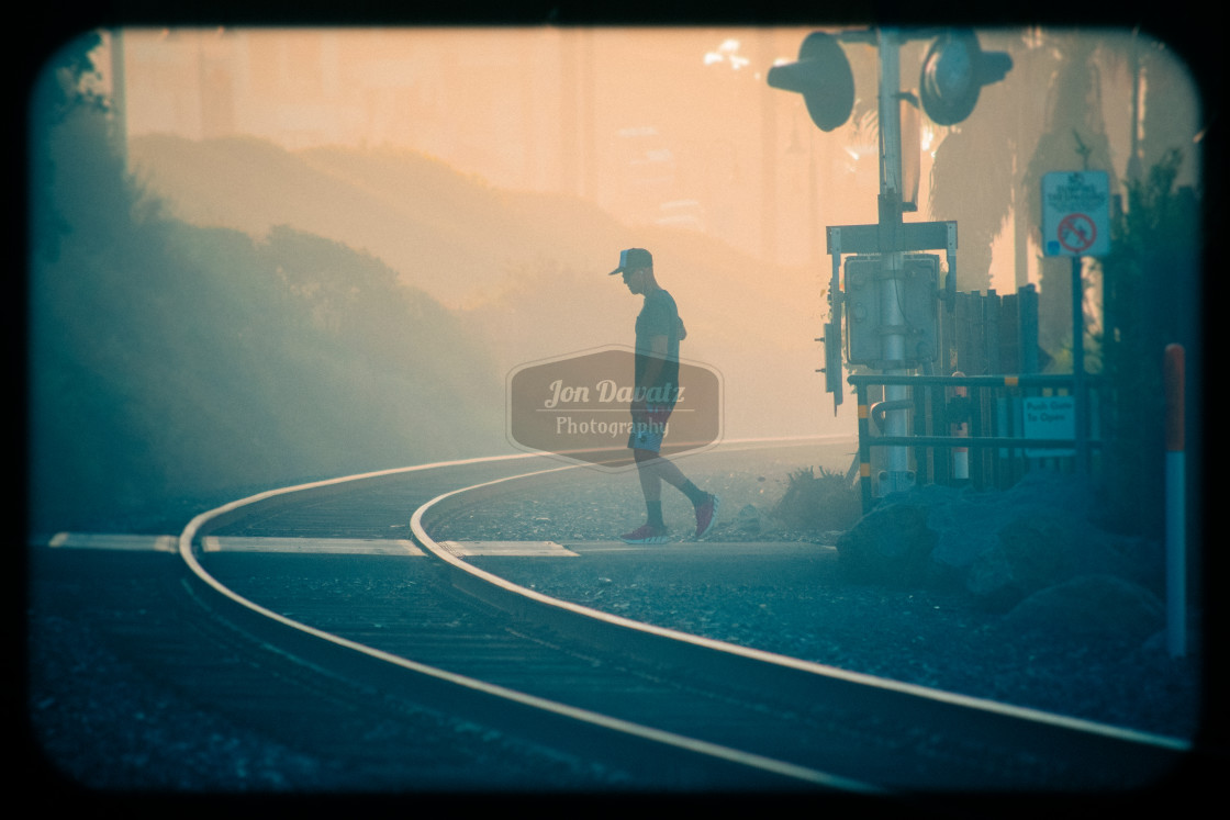 "Rail Road Crossing" stock image