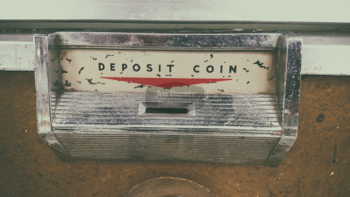 "Deposit Coin" stock image