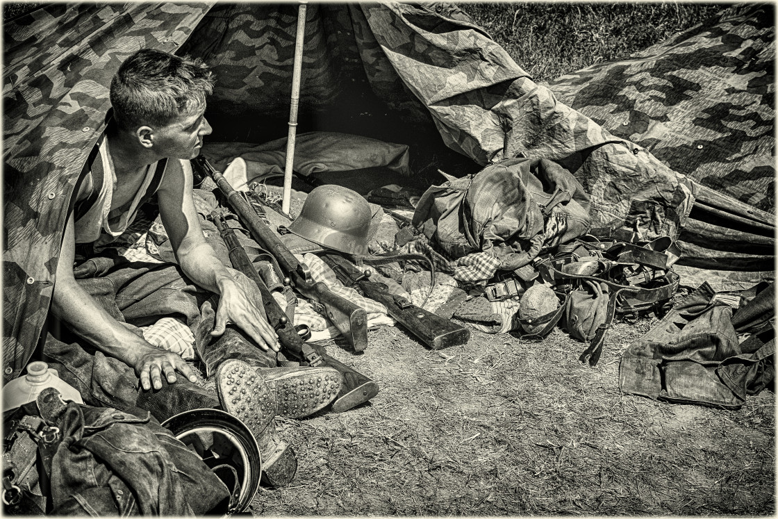 "German Soldier" stock image