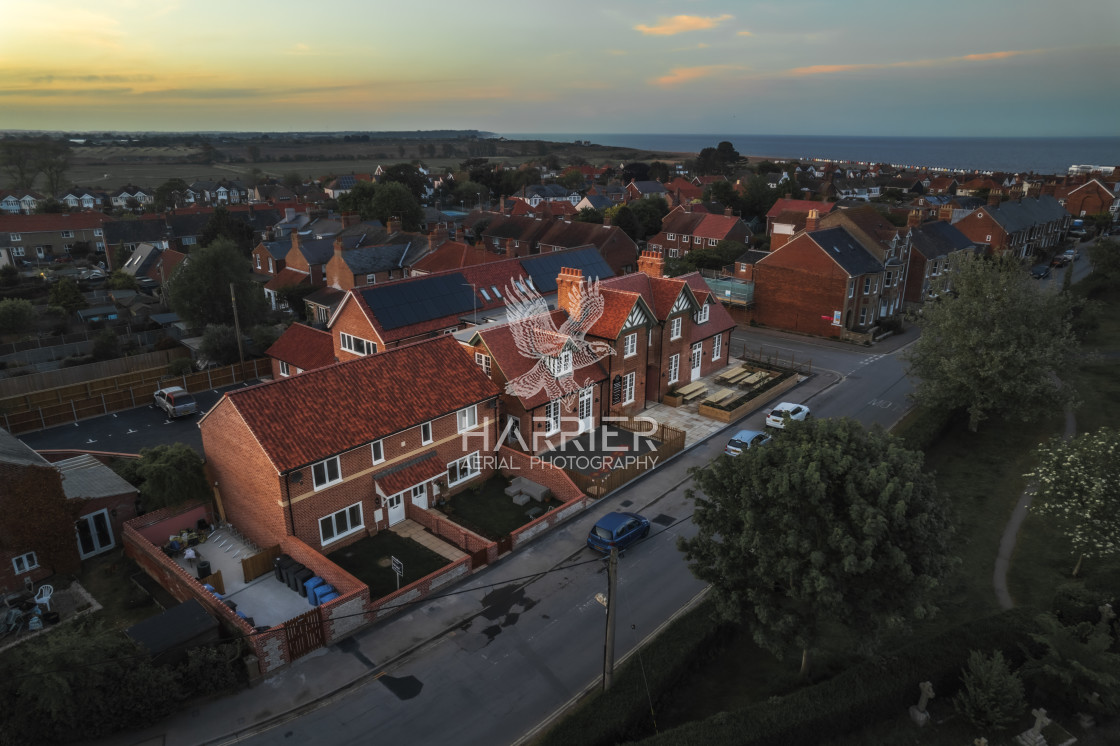 "Southwold Old Hospital at Sunset 6" stock image