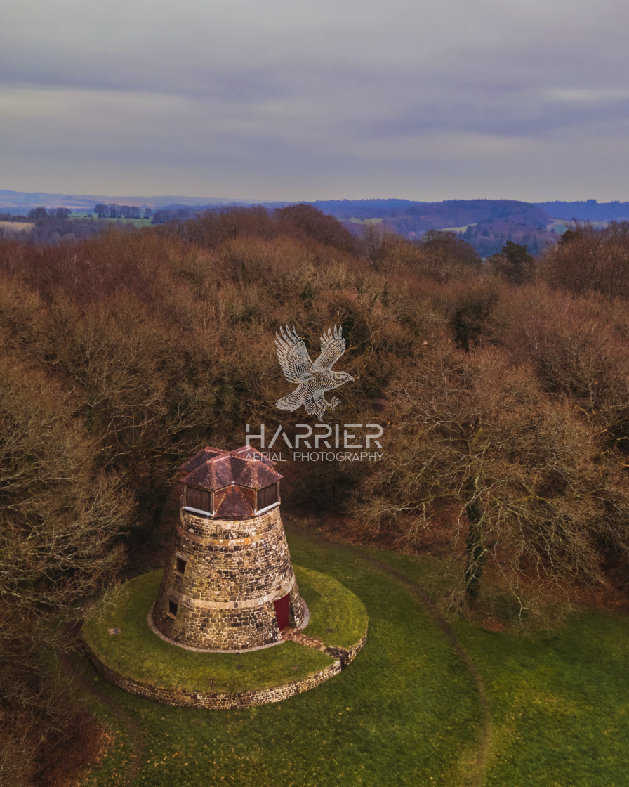 "Windmill, East Knoyle, Wiltshire" stock image