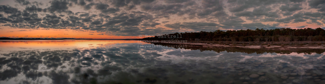 "Sunset @ Lake Clifton Cloudy Panorama" by SKYWALKER - $1.26 "Sunset @ Lake Clifton Cloudy Panorama" stock image