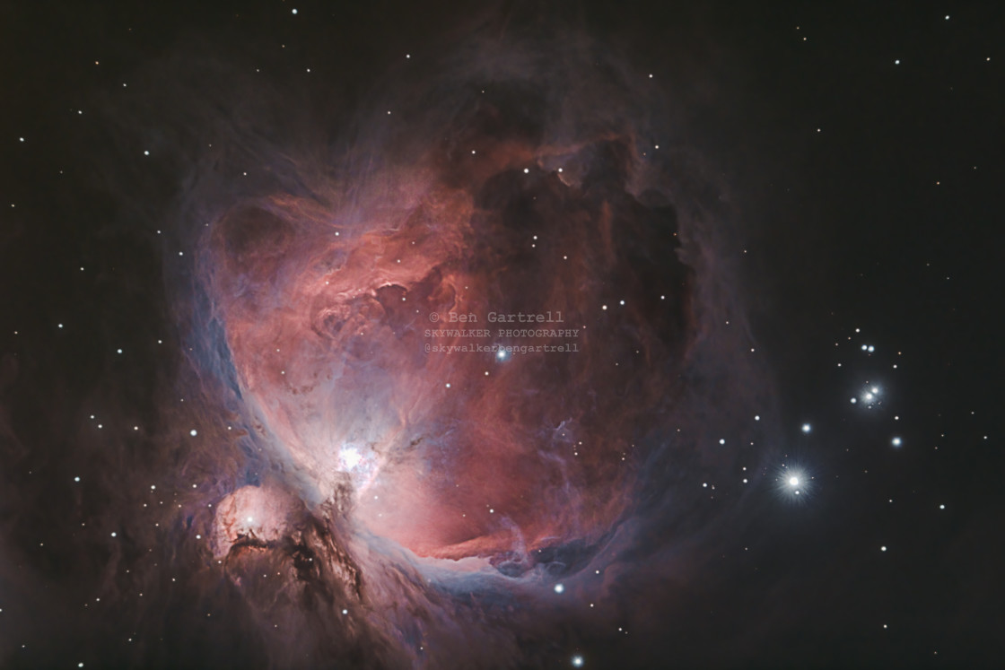 "Orion Nebula Astrophoto 3x2" stock image