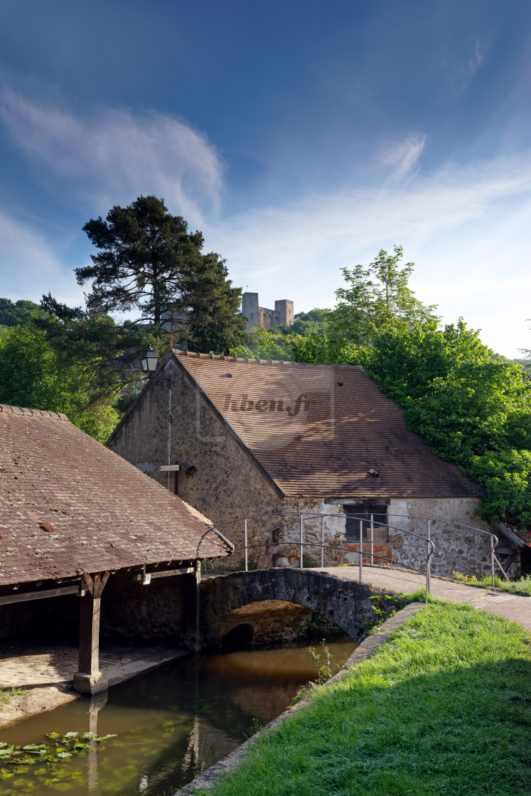 "Chevreuse village" stock image