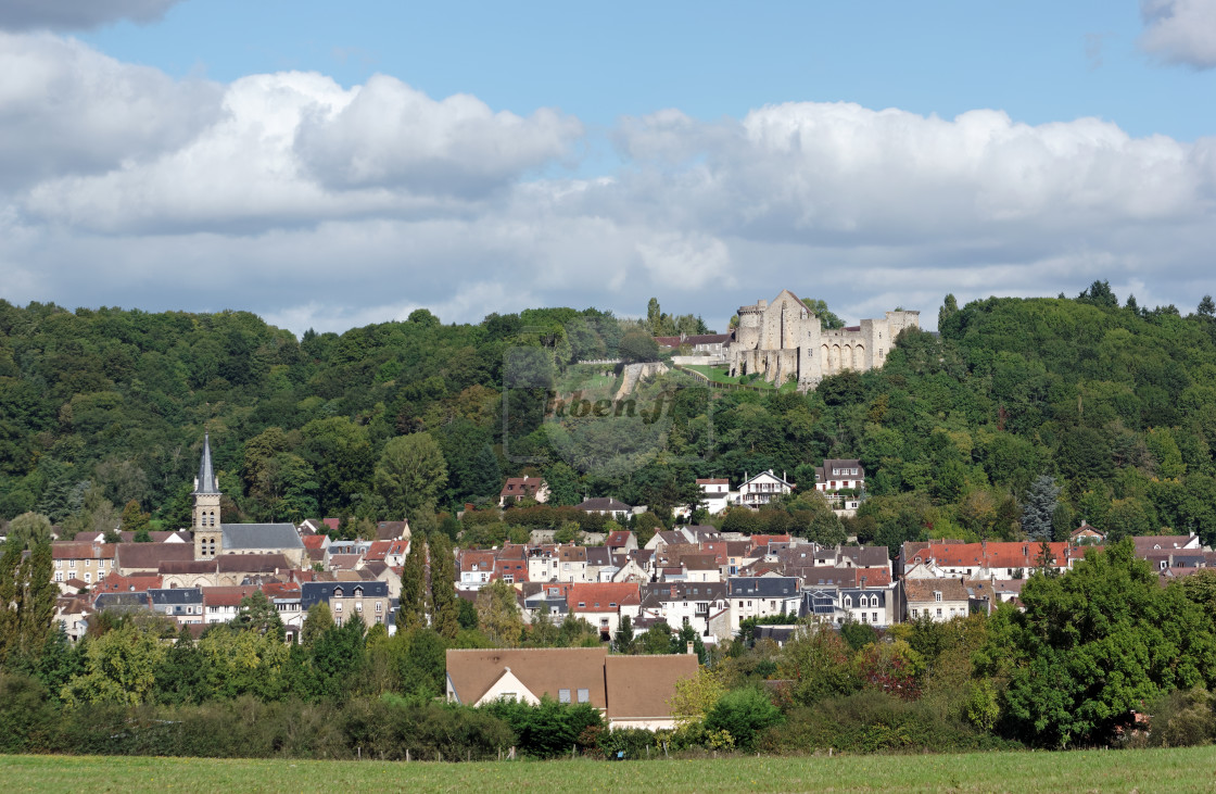 "La Madeleine castle" stock image