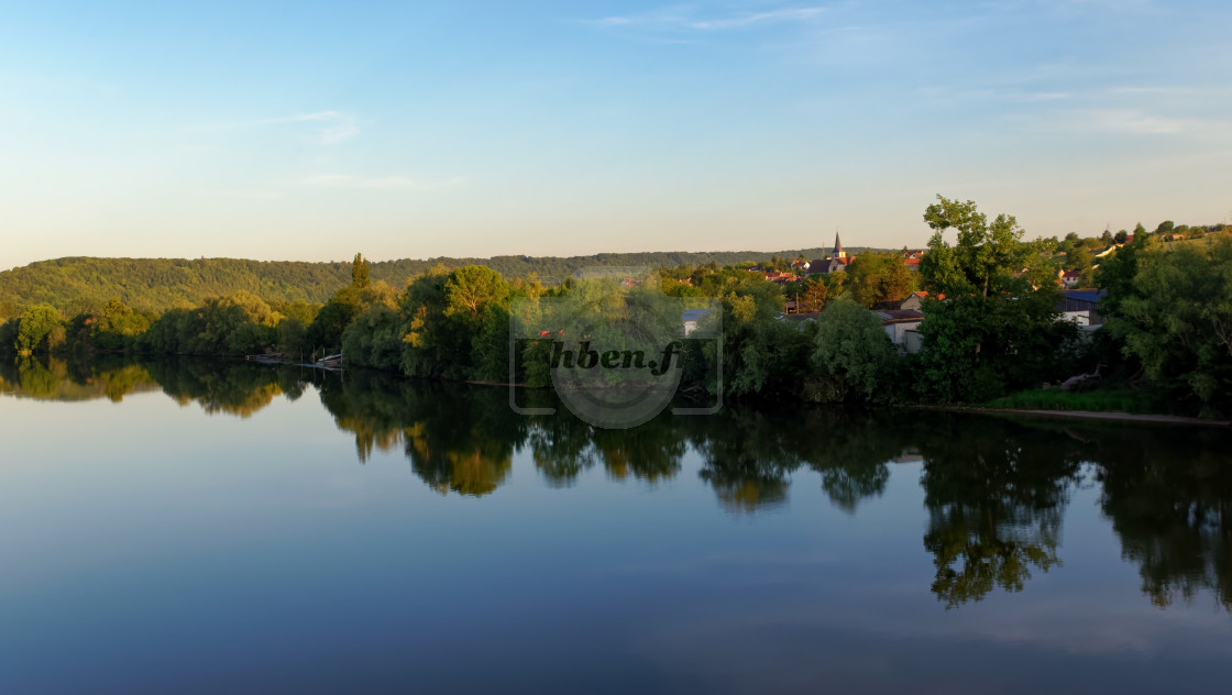 "Bennecourt village" stock image