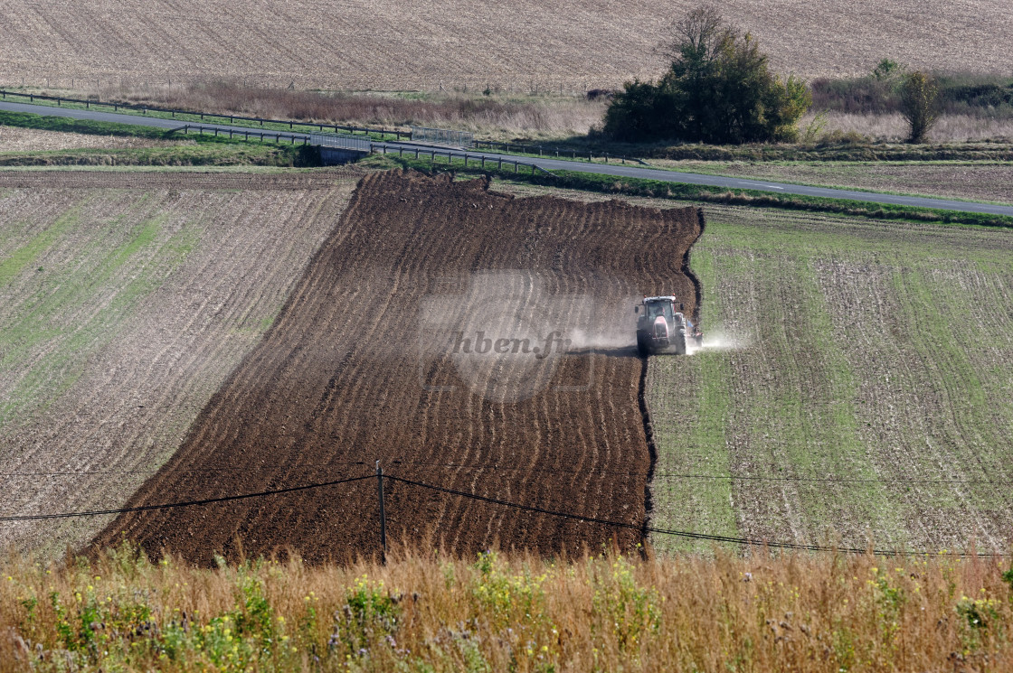 "Agricultural fields" stock image