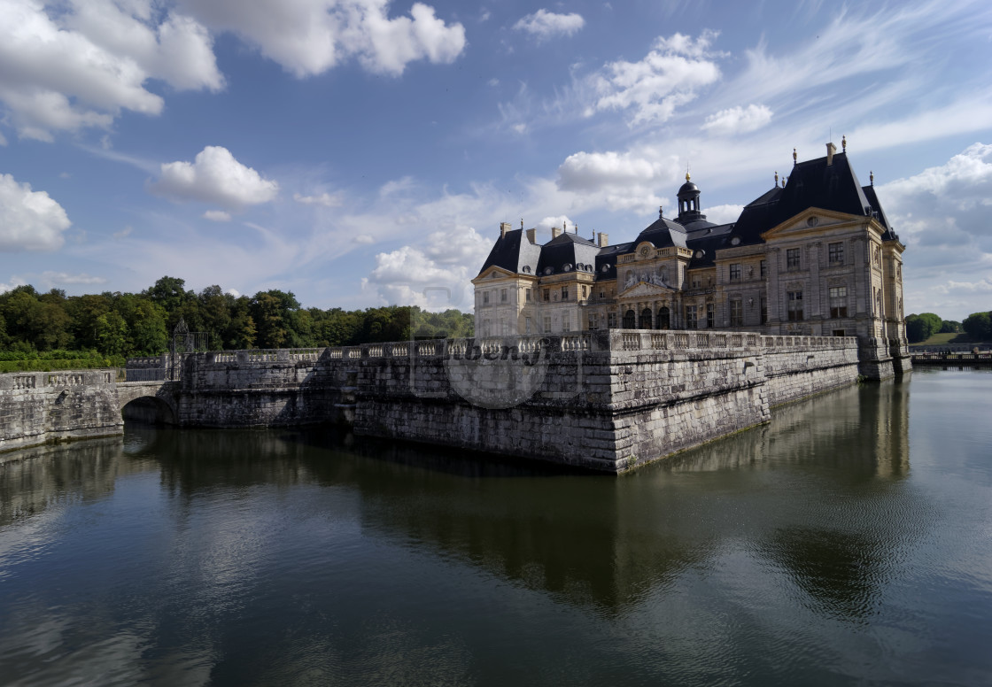 "Vaux-le-Vicomte castle" stock image