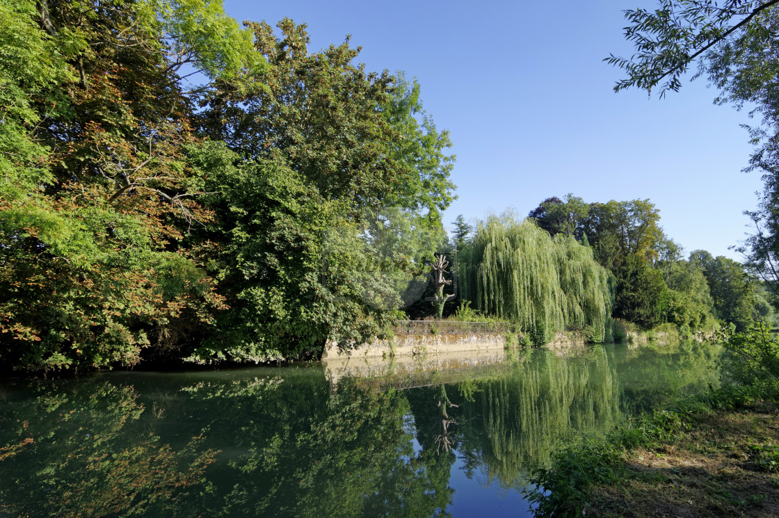 "Calm river" stock image